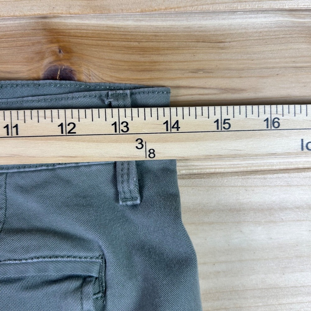 Frame Denim Jeans Womens 26 Distressed Army Green Cargo Low Rise Skinny Jeans - Picture 9 of 11